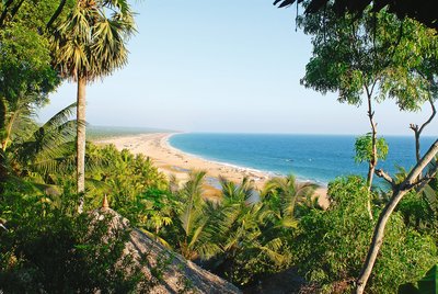 Herrlicher Ausblick von Nikkis Nest auf das blaue Meer