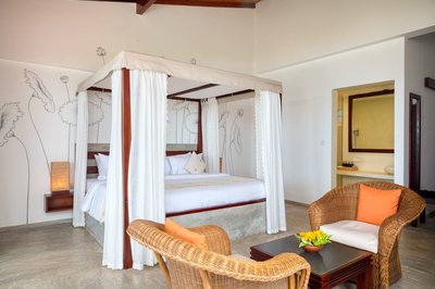 Das helle Deluxe Doppelzimmer im Taprana