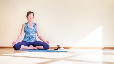 Yogalehrerin Gabriele Haage