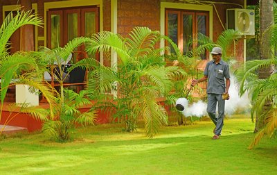 Ein Garten-Team kümmert sich um die gesamte Anlage inklusive des eigenen Kräutergartens