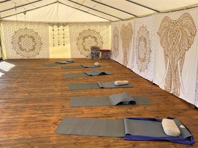 Ihr Yogaraum während der Urlaubswoche