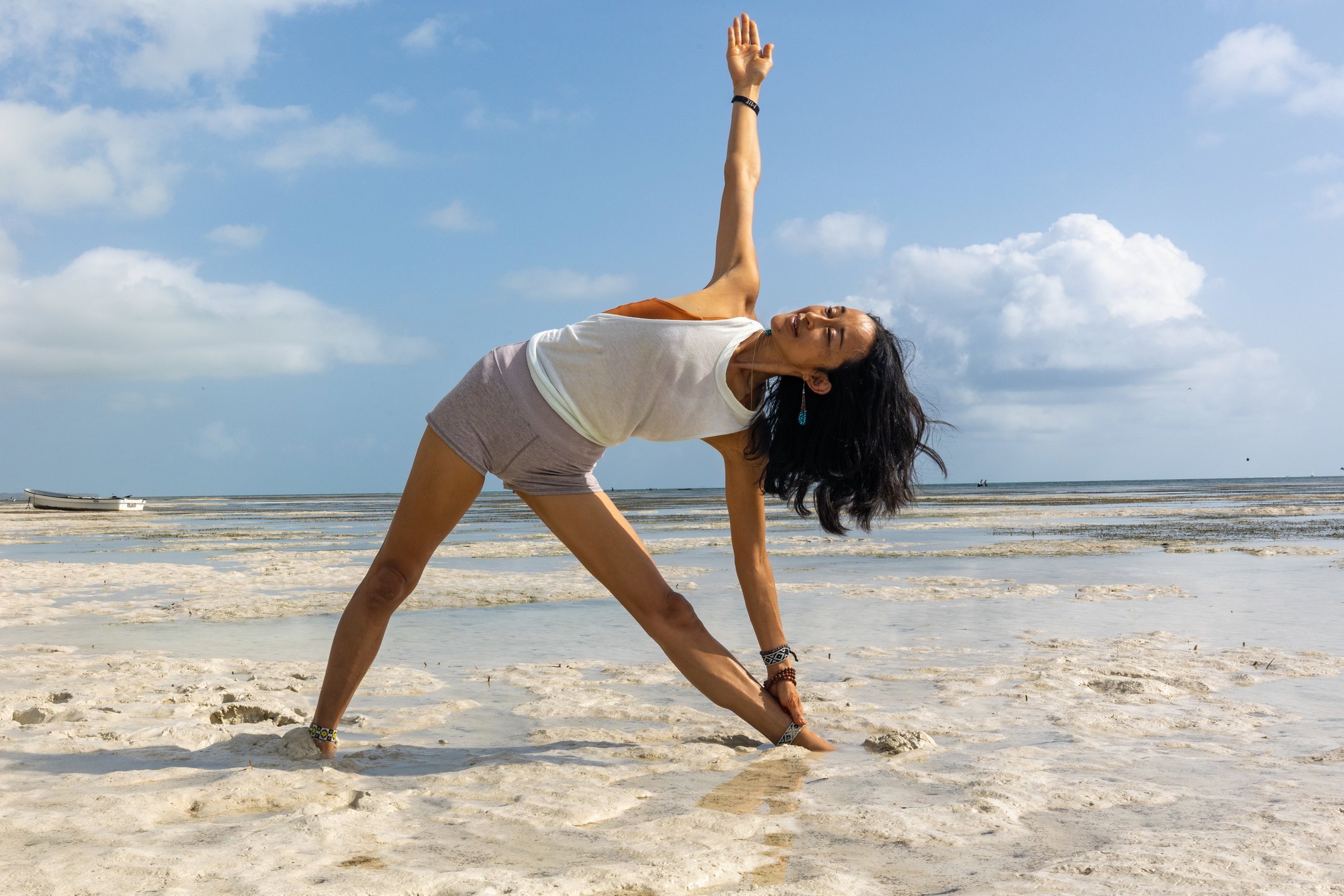 Yogalehrerin Mie Horiuchi