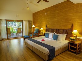 Großzügig geschnitten und stilvoll eingerichtet ist das Luxury Cottage im Sitaram Beach Retreat