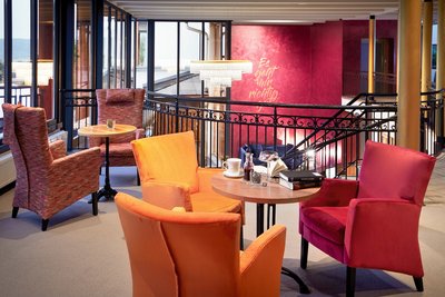 In der Lounge des Mandira Resorts vom Alltag abschalten