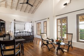 Eines der Schlafzimmer der Colonial Mansion