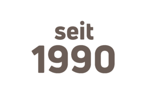 Logo "seit 1990"