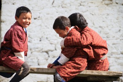 Die kleinen Mönche Bhutans 