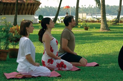 Meditieren Sie während Ihrer Ayurvedakur im Manaltheeram um wieder innere Kraft zu gewinnen