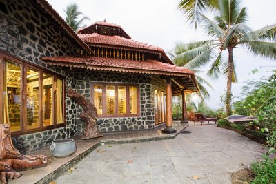 Die Sidharta Suiten des Somatheeram Health verfügen über eine gemütliche Terrasse