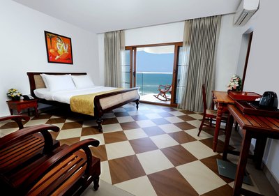 Das Premium Ocean View Zimmer bietet Ihnen atemberaubende Ausblicke