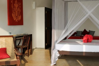Die Deluxe Zimmer des ANANDA Ayurveda Resorts in Sri Lanka lassen keine Wünsche offen