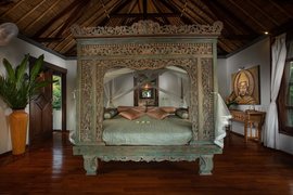 Das gemütliche Bett im Moonlight Zimmer