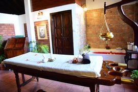 Der Behandlungsraum des AyurSoma Ayurveda Royal Retreats Der Behandlungsraum des AyurSoma Ayurveda Royal Retreats