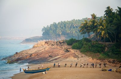 Der Strand des Bethsaida ist unmittelbar an der Hotelanlage gelegen