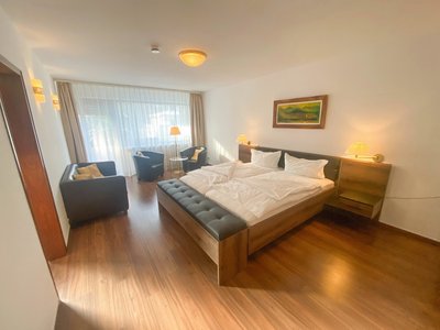 Das Komfort Zimmer im Sathya Ayurveda Hotel
