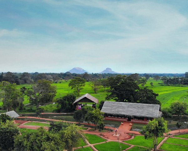 Ayurveda Resort in der grünen Landschaft Sri Lankas