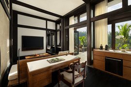 Der helle Wohnbereich der Estate Suite