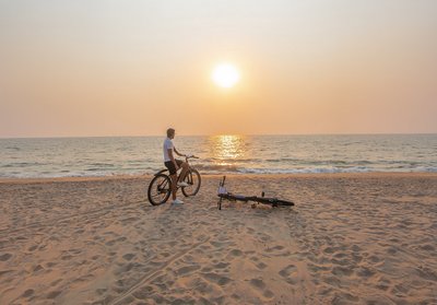 Sonnenuntergang über dem Meer