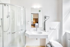 Das Badezimmer des Superior Zimmers Das Badezimmer des Superior Zimmers