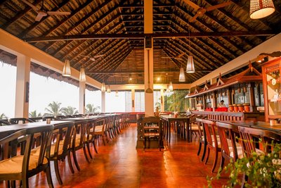 Das Restaurant mit Blick auf den Ozean Das Restaurant mit Blick auf den Ozean