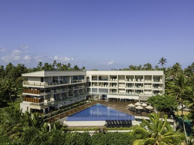 Das Gebäude des Ayurvie Weligama überzeugt durch Stil und Moderne