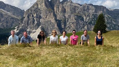 Yoga kommt auch in den Südtiroler Bergen nicht zu kurz