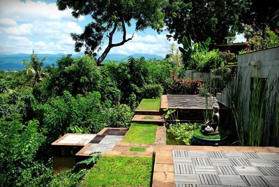 Der Ausblick des Zen Resort auf die Landschaft Balis ist einmalig