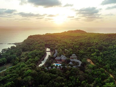 Das SwaSwara liegt oberhalb des Om-Beaches in vollkommener Stille