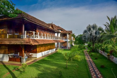 Die Kerala-Häuser in traditioneller Architektur