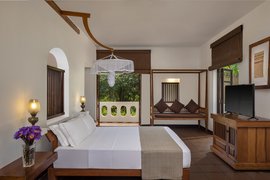 Im Schlafzimmer der Corner Suite den Tag ausklingen lassen Im Schlafzimmer der Corner Suite den Tag ausklingen lassen