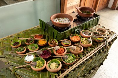 Farbenfrohe Zutaten für leckeres und gesundes Essen