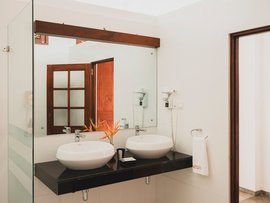 Badezimmer der Jasmin Suite