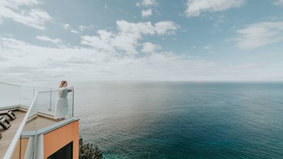 Der Ausblick vom Alpino Atlantico auf den Atlantik ist beruhigend und inspirierend zugleich