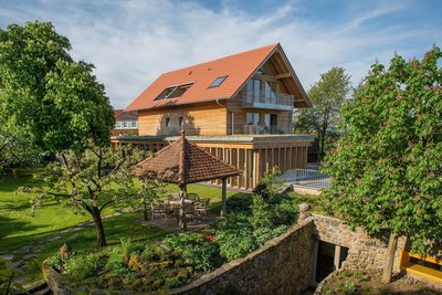 Das neu gebaute Gästehaus des Rosenberg Ayurveda Kurzentrum