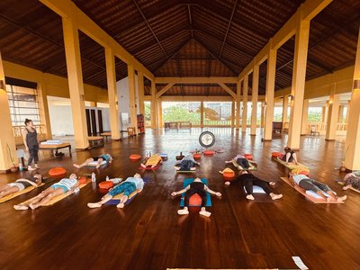 Entspannung nach der Yoga Stunde