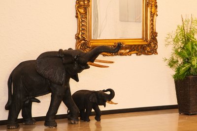 Geschmackvolle, singhalesische Dekorationen finden Sie in jeder Ecke