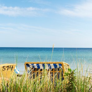 Strandkörbe an der Nordsee