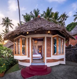 Das Deluxe Cottage des Ayurveda Resorts