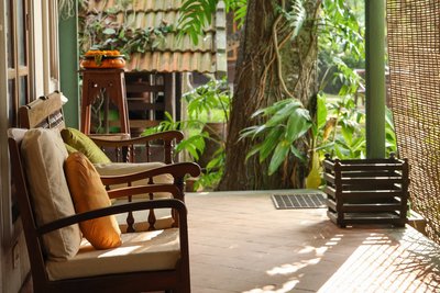 Veranda mit Sitzecke